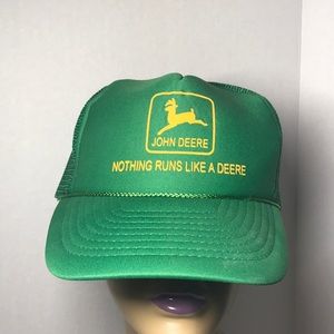 John Deere Green Mesh SnapBack Trucker Hat